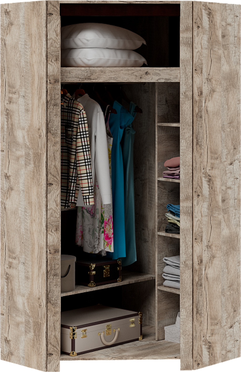 Хилтон Шкаф угловой 2-х ств.