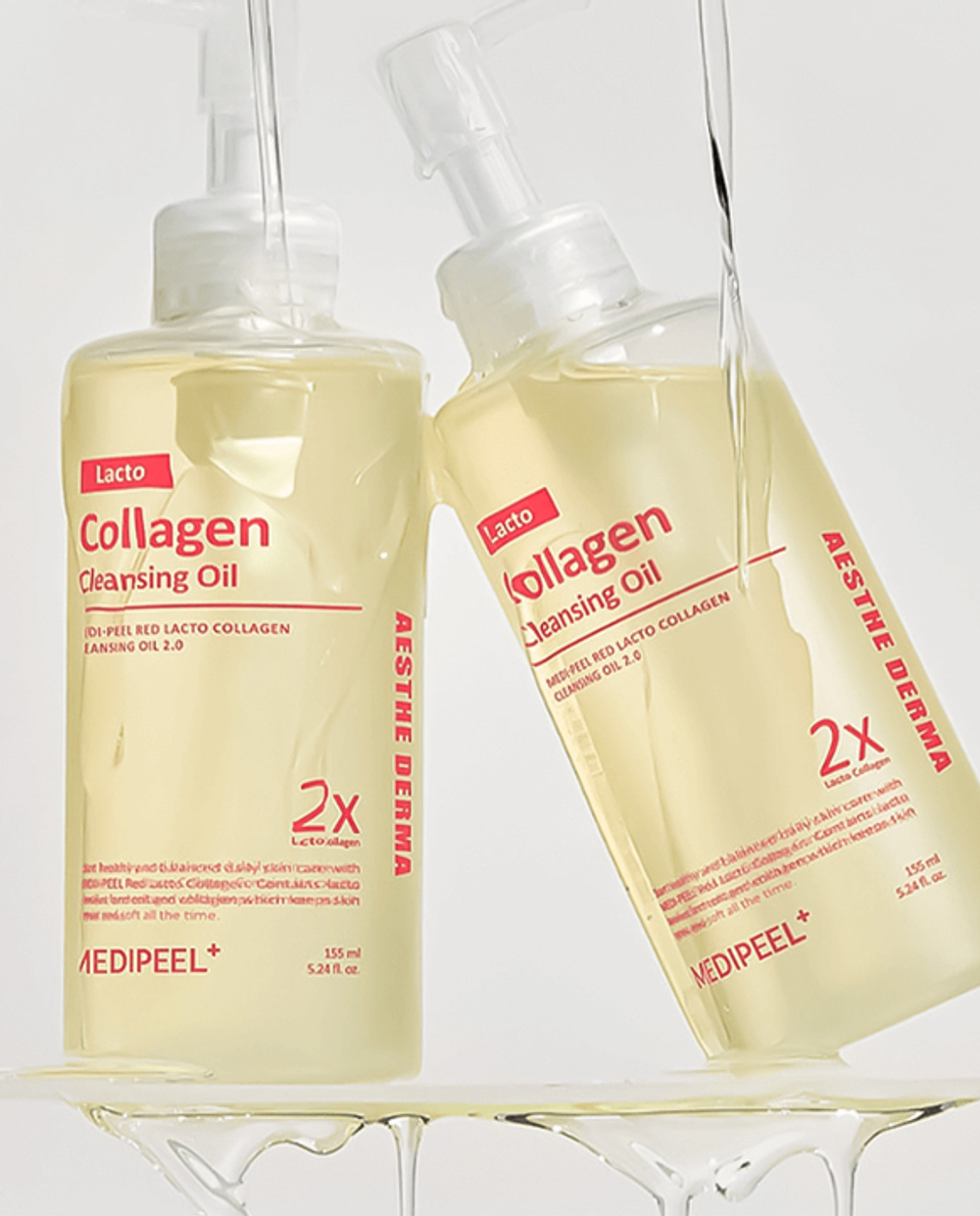 Medi-Peel Red Lacto Collagen Cleansing Oil 2.0 гидрофильное масло с пробиотиками