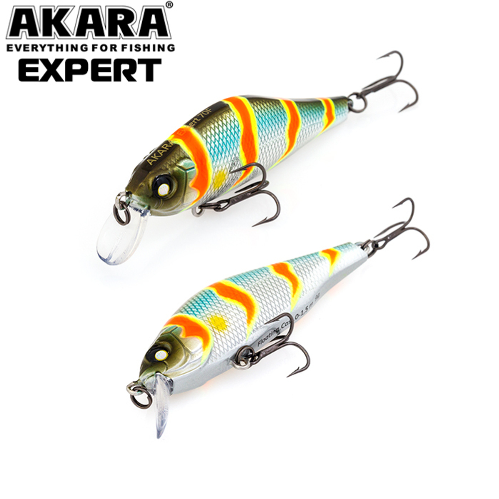 Воблер Akara Expert 70F 9 гр. (1/3 oz 2,8 in) A106