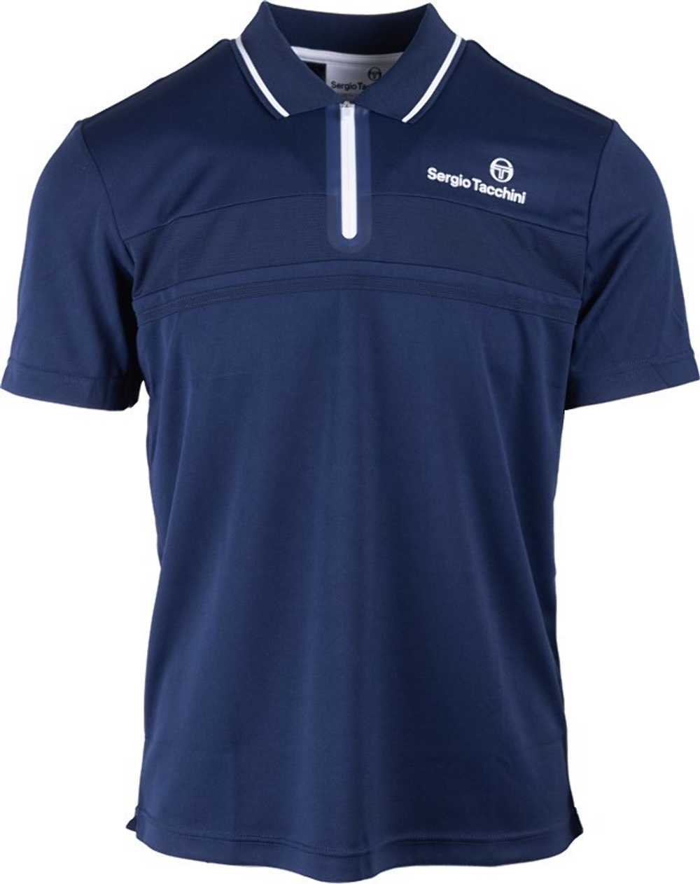 Мужское теннисное поло Sergio Tacchini Specchio Polo Shirt - небесный
