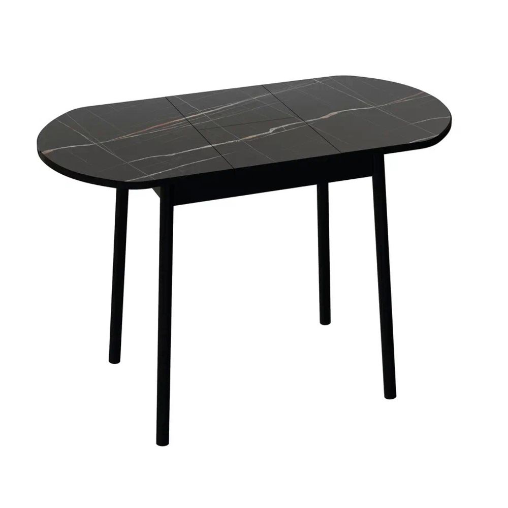 Стол обеденный Кэлли-2 раздвижной каркас чёрный