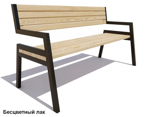 Скамейка уличная Дубна, Лиственница