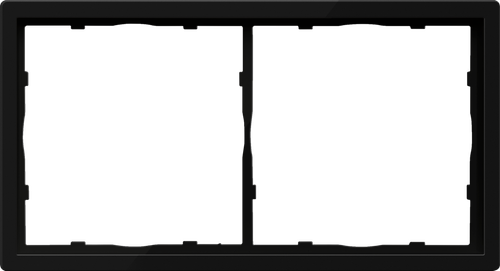 Рамка 2-я, матовый карбон, серия R98