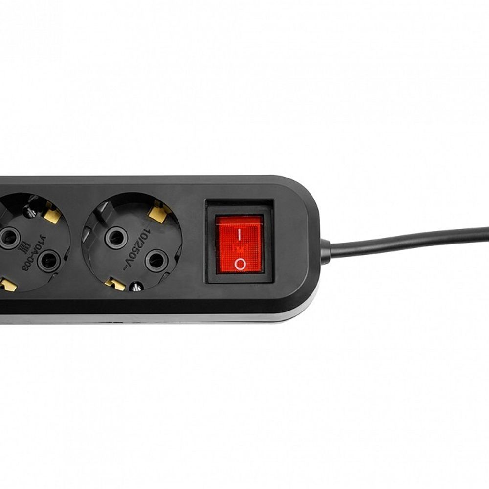 Удлинитель с выключателем Stekker Home 50422