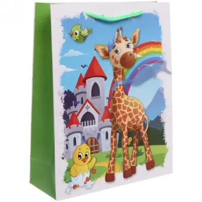 Пакет подарочный «Мультяшки» 26*32*10 см