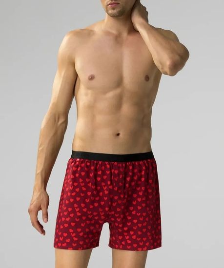 Трусы (2 шт) мужские семейные Atlantic 2GMB-008, темно-синий + красный