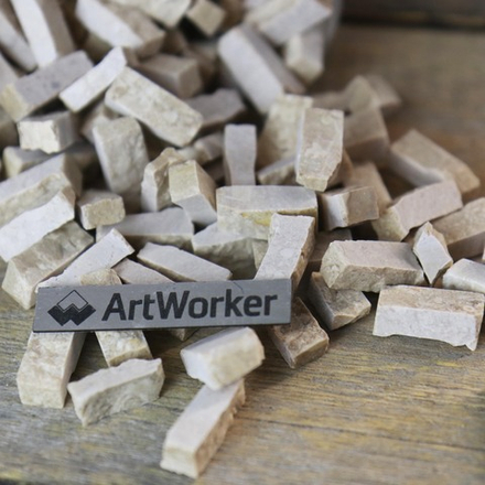 Колотый натуральный камень Breccia Oniciato, 350 гр