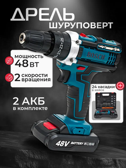 Bosch Дрель-шуруповерт, 2 АКБ