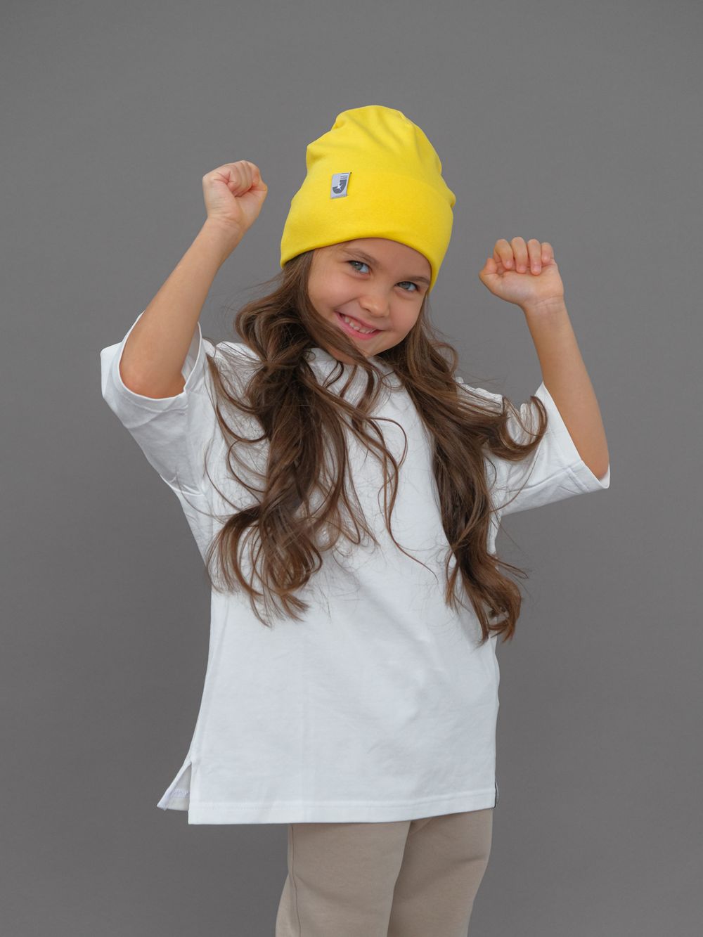 Шапка трикотажная РИО(Желтый)