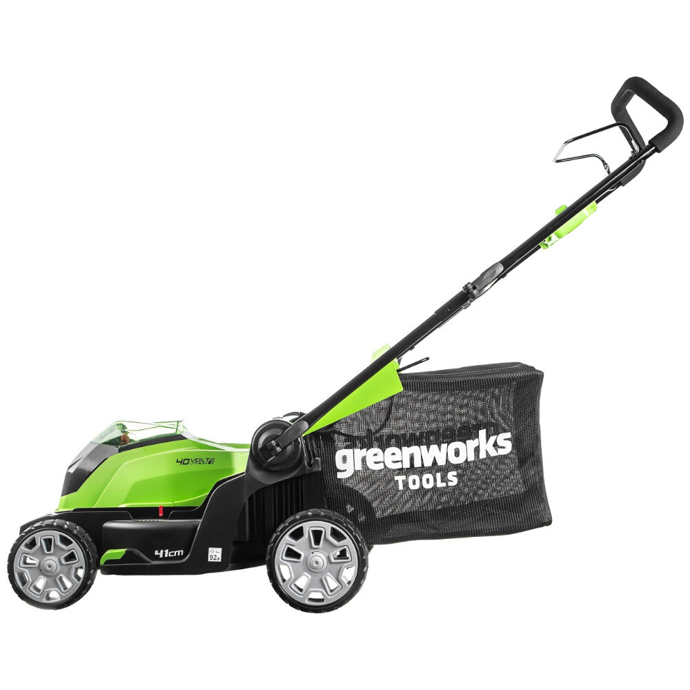 Газонокосилка GREENWORKS G40LM41 40 V колесная  с  АКБ 4 А*ч и ЗУ   2504707VB