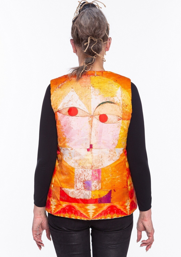 Двусторонний жилет "Сенекио", по мотивам живописи Пауль Клее
