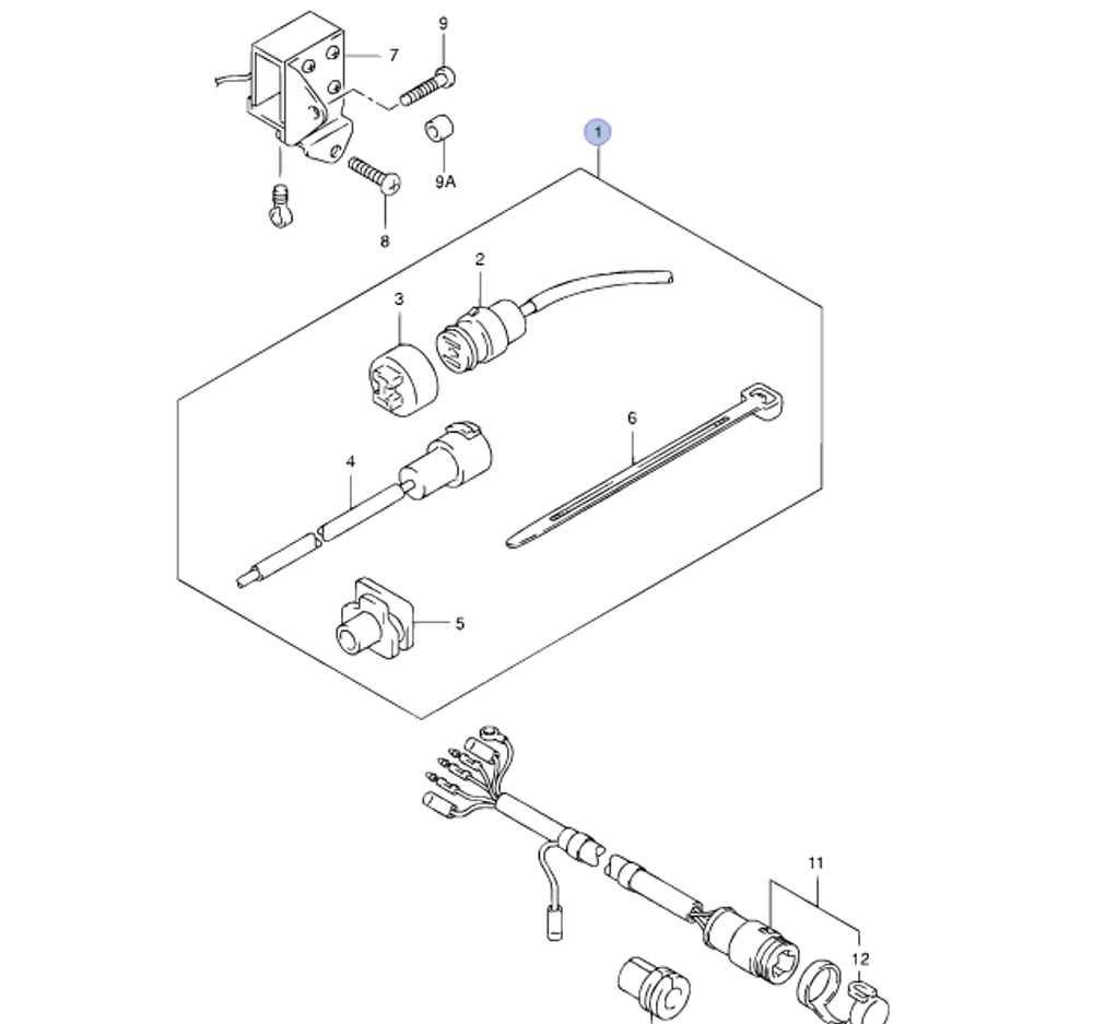 Розетка Suzuki 39600-93910-000