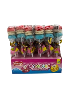 Мармелад Макаруны на палочке , 30шт по 10гр.