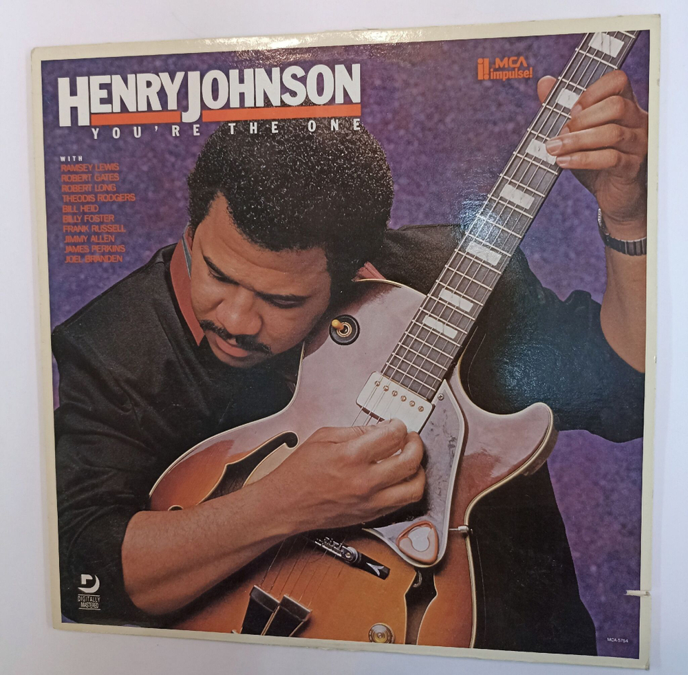 Винтажная виниловая пластинка LP Henry Johnson Youre The One (USA 1986)