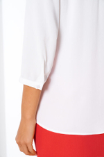 22401 Блузка женская (белый)