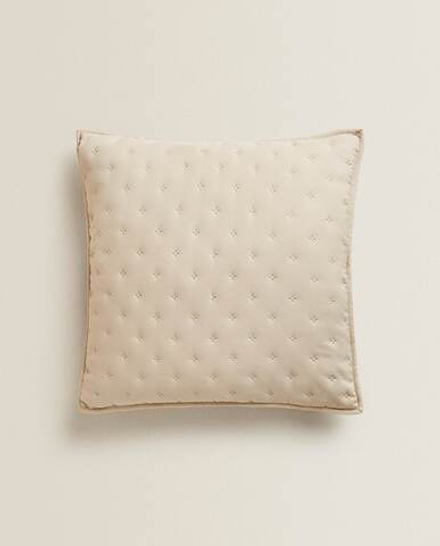 ZARA HOME МЯГКИЙ ЧЕХОЛ ДЛЯ ДЕКОРАТИВНОЙ ПОДУШКИ, БЕЖЕВЫЙ