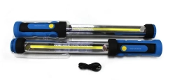 Лампа светодиодная аккумуляторная сборная (2х10W COB LED,2 магнита,2крючока,180гр.,1000Lm,2000mAh,USB провод,время раб.2ч,время заряд.4ч) RockForce##Rock FORCE RF-L03