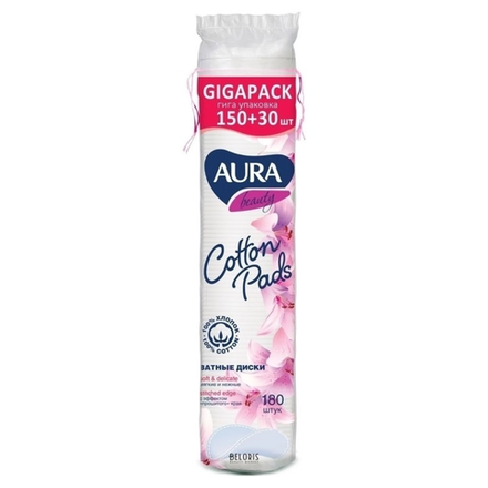 Ватные диски Aura 180 шт