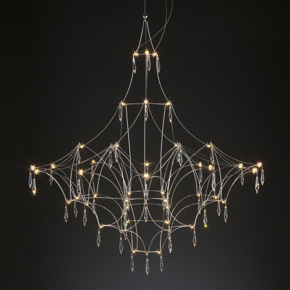 Люстра 9176P/S silver