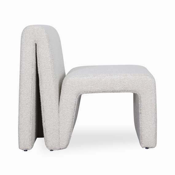 Лаунж-кресло Velle, белое букле