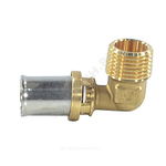 Угольник для МП/PE-X труб латунь пресс Дн 20х3/4"х90гр НР RM127 Giacomini RM127Y047