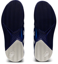 Мужские кроссовки теннисные Asics Gel-Resolution 8 Clay - dive blue/white