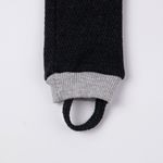 Кальсоны из термополотна "Черный меланж" с гульфиком