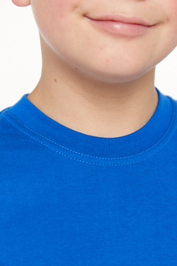 Футболка детская МЧС (вышивка, василек)