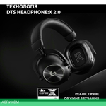 Наушники Logitech G Pro X 2 Lightspeed черный (981-001263)