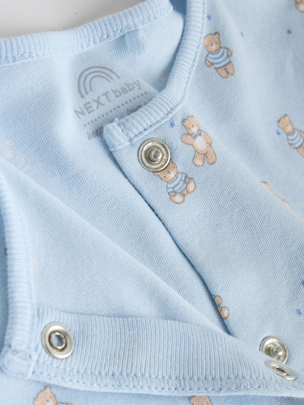 Комбинезон / Cлип для малышей Next H44-241, 4 шт., Голубой