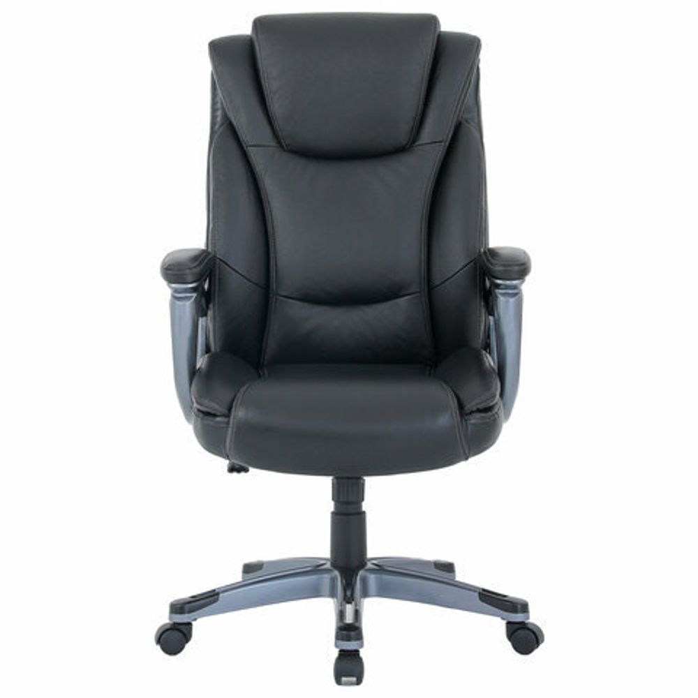 Кресло BRABIX PREMIUM "Gladiator EX-552", натуральная кожа, черное, 532939