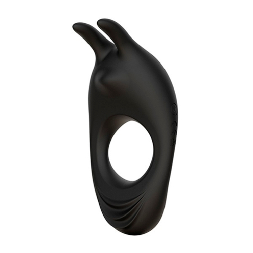 Черное эрекционное виброкольцо 3см с двумя моторами Feelz Toys Zeus Dual Vibe Cock Ring