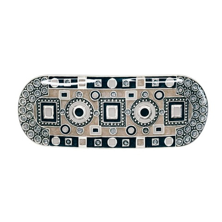 Заколка для волос Clara Bijoux Техно G73192 BW/S