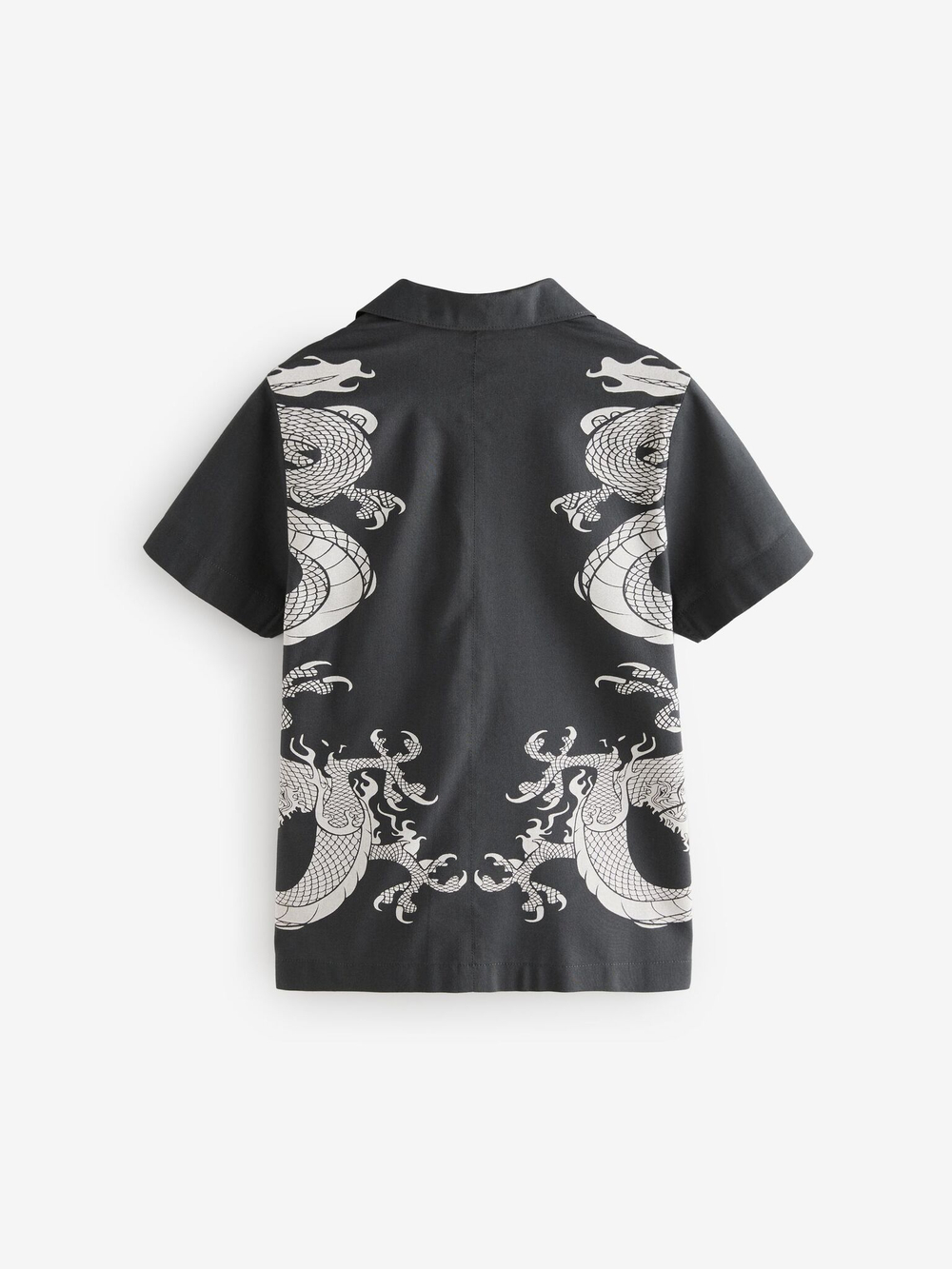 Рубашка с коротким рукавом для мальчика Next 136-484, Черный