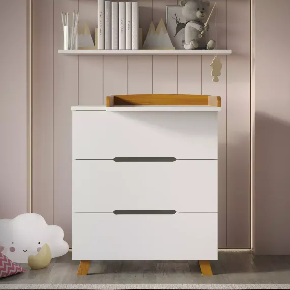 Комод Incanto Mammy Белый/бук