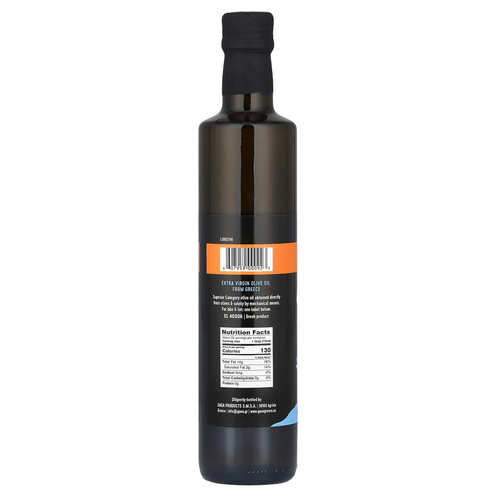 Gaea, Classic, подлинное греческое оливковое масло первого отжима, 500 мл (16,9 жидк. Унции)