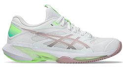Женские теннисные кроссовки Asics Solution Speed FF 4 Clay - white/morganite