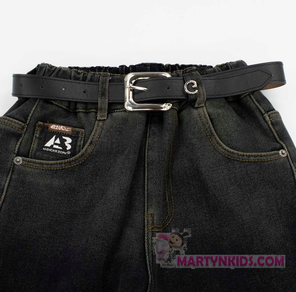 джинсы утепленные на резинке AB "1895" 5002