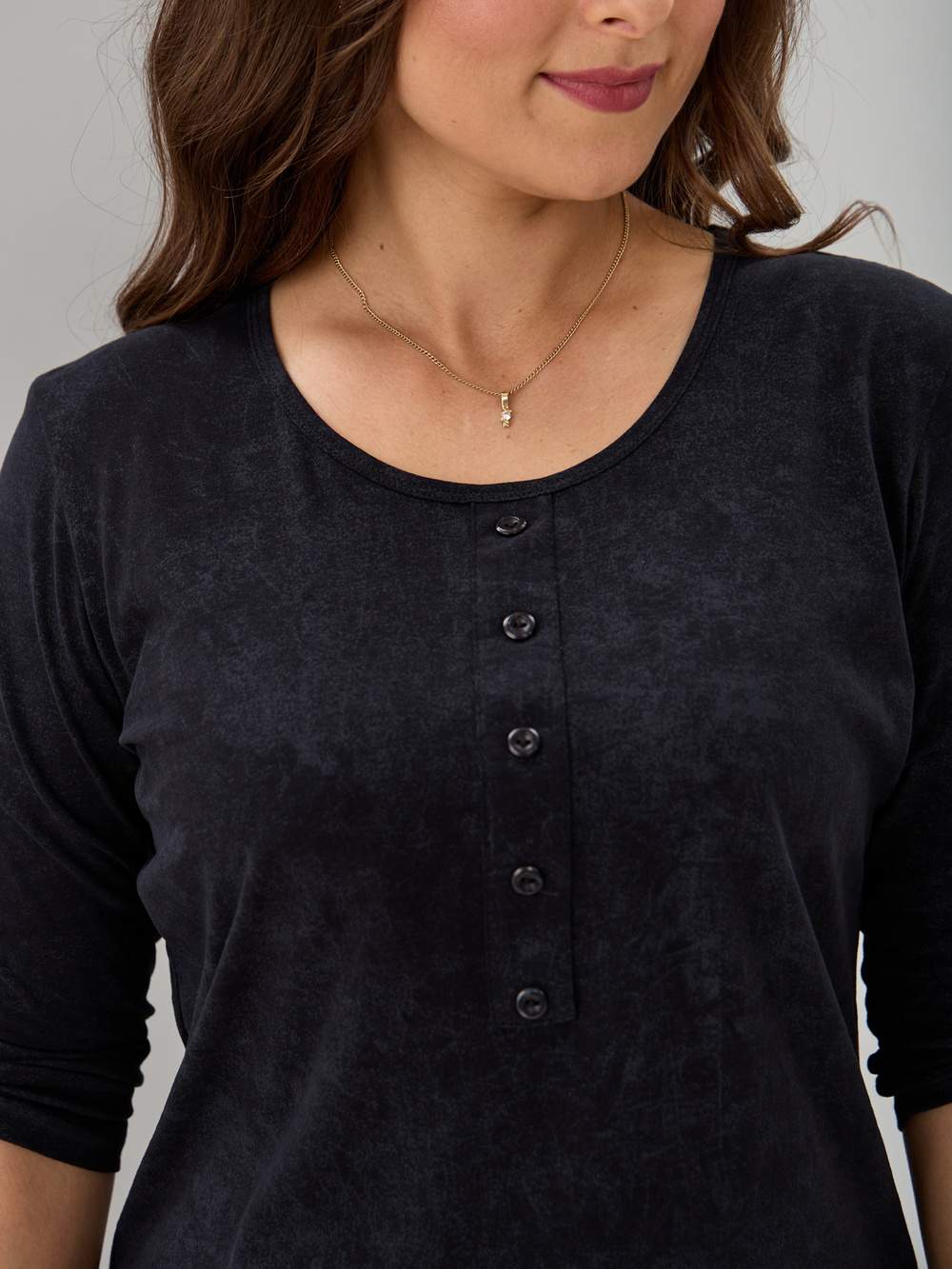 Лонгслив ЛНк-005/черный-варенка