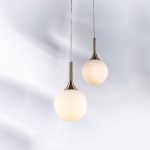 813011 Подвес GLOBO 1х40W E14 бронза/белый