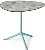 Стол ламинированный обеденный Scab Design Tripe Maxi, голубой, зернистый