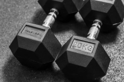 Гантель 8 кг гексагональная