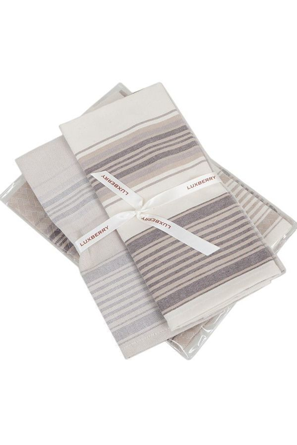 Набор кухонных полотенец 2 шт Luxberry Coffee Break 1 бежевый Португалия