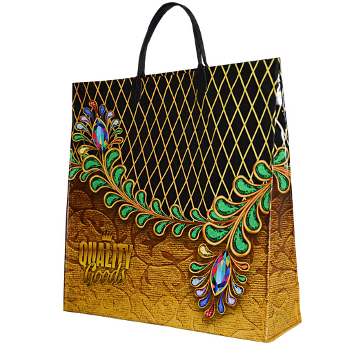 Пакет ПЛР Лам 35+10х33+10 50 мкм Изумрудная ветка