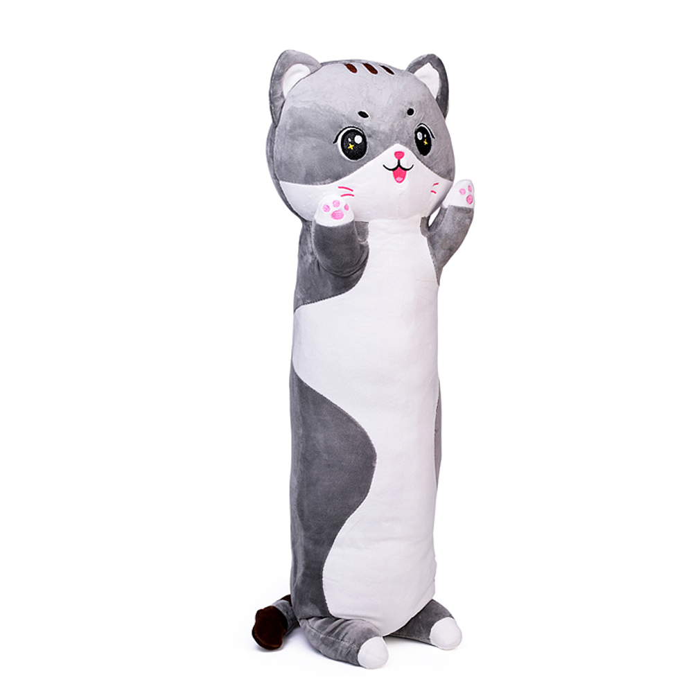 Мягкая игрушка "Кот" в комплекте с серым пледом(110*150см)