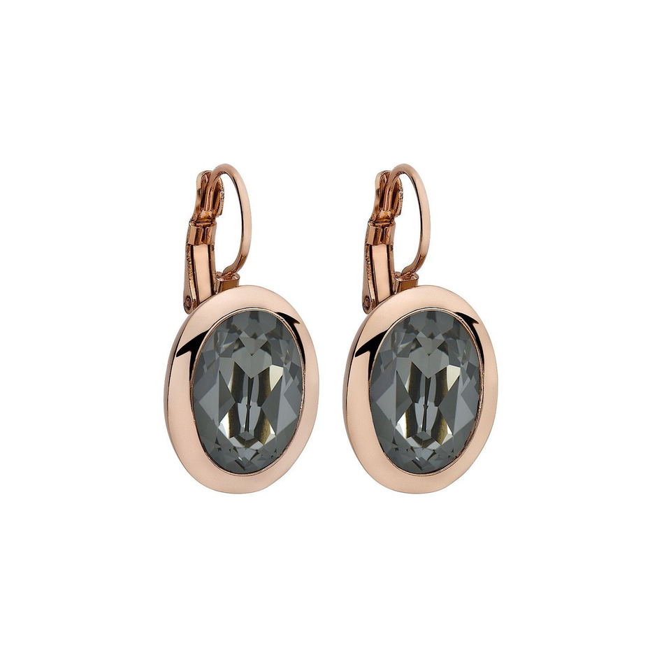 Серьги Qudo Tivola Silver Night 303128 BW/RG