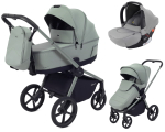 Детская коляска Rant Flex Therm Soft 3 в 1 с автокреслом Cruise Grey Forest Green