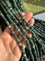 Нить бусин из агата 6,5мм, рондель