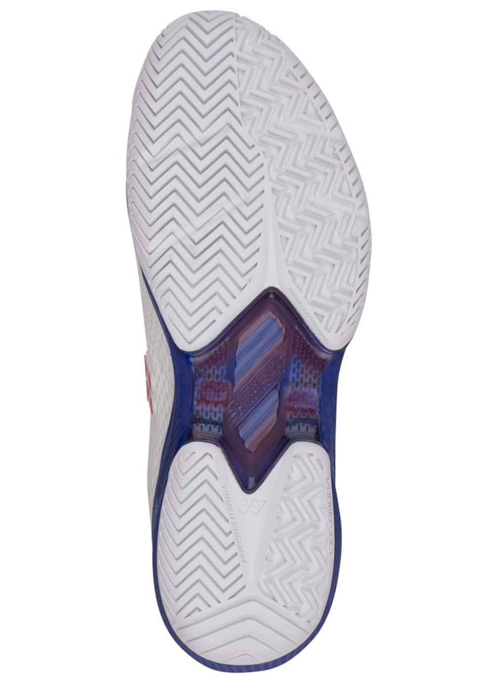Мужские теннисные кроссовки Yonex Power Cushion AD-Accel Wide - white/purple