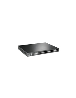 Коммутатор TP-Link SG3452P Управляемый коммутатор JetStream уровня 2+ с 48 гигабитными портами PoE+ и 4 портами SFP